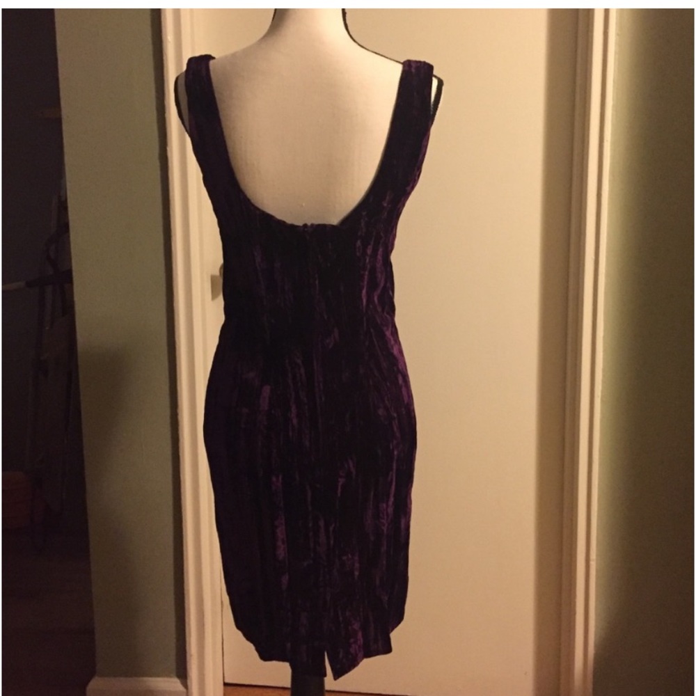 Vintage โ80s Betsey Johnson crushed velvet dress ๐ฅ - Picture 6 of 8